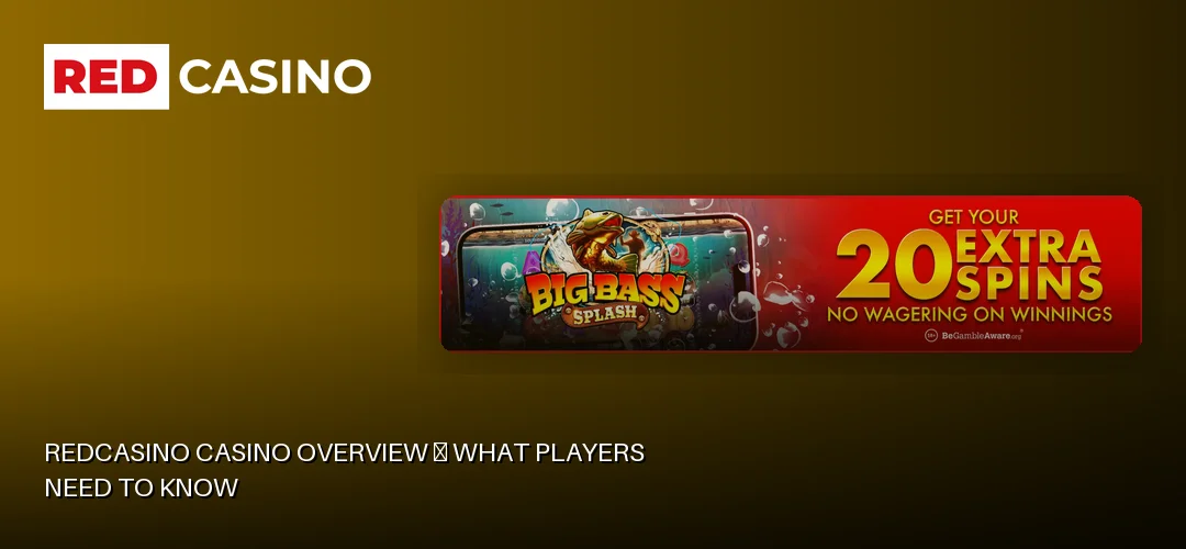 Redcasino promotional banner